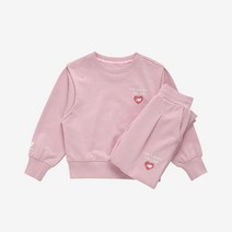 [국내매장판]뉴발란스 키즈 GIRL 크롭 스웻 셋업 PINK NK9YD1852G