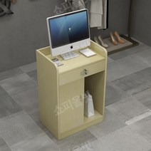 인포메이션 안내 데스크 카운터 미니 식당 미용실 카페바 병원 접수대 업소용 매장, 100x40x92, 메이플