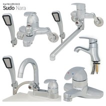 [수도나라] 욕실수전 샤워 세면 수도꼭지 수전모음 벽붙이형 세면대 수전, A03.GK샤워