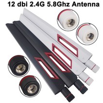 통신안테나 24G 58G 듀얼 밴드 라우터 안테나 ASUS AC88U AC87U RP SMA 남성용 범용 안테나 증폭기 WLAN WiFi 안테나 부스터 1 피스, 3. SMA Male