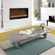 [마루엔개비] 내추럴 드림 통원목 150테이블 좌탁, 색상선택:그레이