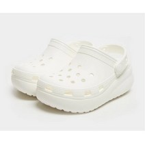 크록스 키즈 CROCS 큐티 클로그 화이트 플랫폼 뉴코아괴정점