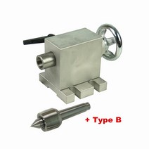 CNC 심압대 로터리 축용 4 라우터 조각기 밀링 머신 MT2 축 선반, 02 Tailstock-B