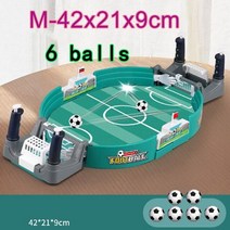 축구보드게임 테이블축구 초등보드게임 데스크탑 축구 351656, 6 공-m-42x21x9cm, 6 balls-M-42x21x9cm