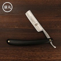 일본 구식이발소 바버샵 클래식 일자 외날 면도기 구식 군대 옛날 핸디 수동, 단일사이즈, A_블랙 나무