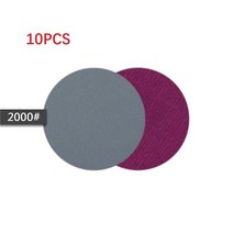 3인치 실리콘 카바이드 샌딩 디스크 10 개 습식/건식 패드 샌드페이퍼 240-10000 그릿 폴리싱 연마 공구, 09 2000