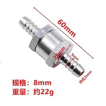 롤오버 밸브 연료 시스템(가솔린 디젤)용 알루미늄 연료 체크 밸브 6mm 8mm 10mm 12mm 14mm 16mm