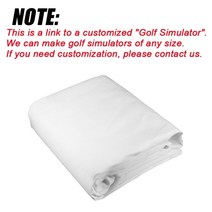 골프스윙연습기 체육관 홈 골프 공 목표 운동 디스플레이 흰색 천 연습 화면에 대한 실내 골프 시뮬레이터 충격 스크린 센서 사용자 정의