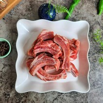 돼지등갈비 쪽갈비 로인립 2kg 구이 찜 캠핑 돼지고기 등갈비, 마디절단