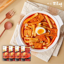 계속쪼르면 국물떡볶이 오리지널, 4팩, 480g