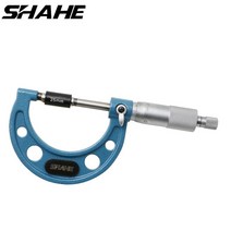 디지털마이크로미터 외경마이크로미터 내경 스탠드 SHAHE 미터법 마이크로 미터 0.01mm 블루 외부 캘리퍼스 측정 도구, 150-175 미리메터