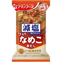 아마노푸드 저염 아마키소 나메코 아카다시 8g x 10봉, 나메코(빨간 육수)
