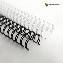 삼은 트윈 와이어 제본 링 14.3mm 3:1 검정 100개, 단품