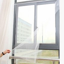 창문 방충망 모기장 벨크로 찍찍이 보수 방충문, 창문모기장150X150