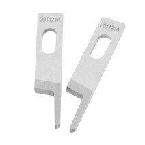 보석비즈 2 개/대 오버록 재봉틀 KR23 KR35 어퍼 다운 나이프 블레이드 텅스텐 스틸 Siruba 페가수스 재봉틀에 적합, kr23 x 2