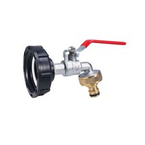 구리 IBC 워터 박스 탭 어댑터 전문 누수 방지 자외선 차단 교체 액세서리 플라스틱 팁 1 2 인치, 04 Copper Tip 3 4inch