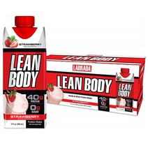 LABRADA 라브라다 린바디 프로틴 쉐이크 500ml 12개 스트로베리 맛 - Lean Body Ready-to-Drink, 1개, 1