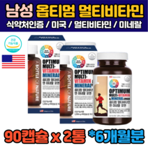 6개월 식약처인증 미국 멀티 종합 복합 남자 남성 직장인 청소년 지용성 수용성 비타민 B1 B2 B6 B12 D E K C 나이아신 판토텐산 셀레늄 요오드 망간 철분 30대 40대