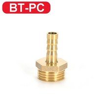 콤비락 파이프 스텐 모듈 앵글 컨넥터 황동 파이프 피팅 6mm 8mm 10mm 호스 바브 테일 1/8 "1/4", 01 BTPC_01 6MM_05 3/4