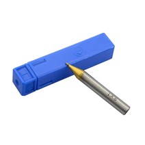 CHKJ 1.0-3.0mm HSS 티타늄 엔드 밀링 커터 조각 에지 CNC 비트 밀 키 커팅 머신, 02 1.2mm