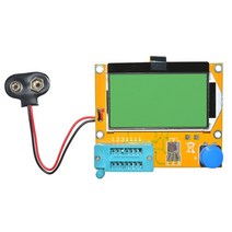 LCR-T4 메가 328 LCD 스크린 멀티 미터 트랜지스터 테스터 ESR 다이오드 3 극 커패시턴스 MOS PNP NPN, 01 LCR-T4