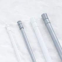 할메이드 분체 압축봉 천장 커튼레일 옷장 커텐 커튼봉 10 size, 60~110cm(직경13mm)그레이