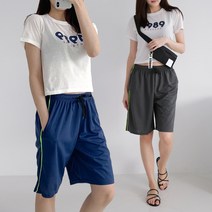 코디제이 여자 반바지 W쿨론메쉬반바지 폴리반바지 스판반바지 메쉬반바지 남여공용반바지 빅사이즈 5부반바지 데일리룩 운동복 홈웨어