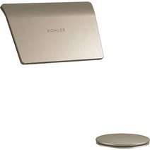 콜러 K-23857-TT Tea-for-Two 욕조 배수구 생생한 티타늄, Vibrant Titanium