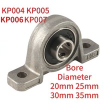 베개 블록 장착 베어링 KP004 KP005 KP006 KP007 축 직경 20253035mm 보어 볼 샤프트 구면 롤러 수직, 03 KP006 30mm, 01 1pc