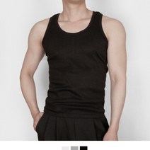 RW695E95 무지 골지 스판 티 3colors 남자나시 헬스나시 나시티 이너나시 여름나시 쫄티 면나시 쿨나시 농구나시 남성런닝