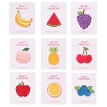 과일 와펜 패치 후르츠 스티커 열접착 자수 아플리케, 바나나