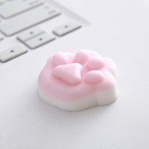 말랑이 슬라임 반짝이 포도송이 곰 완두콩 복숭아 고양이 쌍 찐득볼 계란 Mini 168, 고양이 발