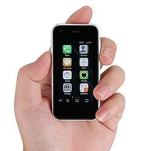 Sudroid 언락 미니 스마트폰 2.12.7cm 세계에서 가장 작은 휴대폰 3G 네트워크 프리미엄 폰 쿼드 코어 소형 휴대폰 (핑크), white
