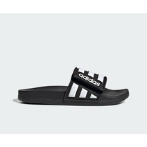 [NC 엑스코] 아디다스 키즈 발볼 넓은 친구들도 신기편한 아딜렛 컴포트 찍찍이 슬리퍼 (EG1879)