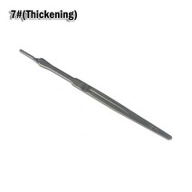 우드카빙키트 조각끌 목공칼 접도 강철 메스 핸들 유틸리티 블레이드 조각 교체 3 4 7 PCB 수리 동물 외과 칼 DIY 손 도구, [05] 7 (Thickening)