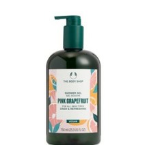 더바디샵 대용량 핑크 그레이프후룻 바디워시, 750ml, 3개