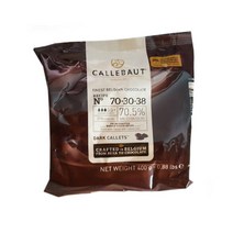 베이킹파티 칼리바우트 다크커버춰 초콜릿 400g 70.5% 70-30-38, 아이스박스 구매함