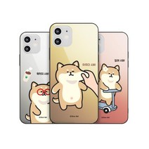 거울 범퍼케이스 아크릴 미러 큐티 강아지 미러범퍼