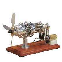스와시플레이트 스털링 엔진 모델 외부 연소 물리학 장난감 창의적인 기술 선물, Stirling Engine