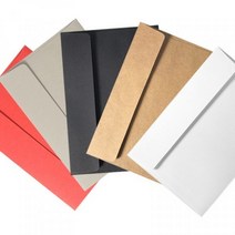 [iswas] [2young] 청첩장 엽서봉투 100장입, 색상:블랙