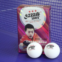 Hong Shuang Xi - DHS 3성 시합구 탁구공 6개입 X 3세트, 화이트
