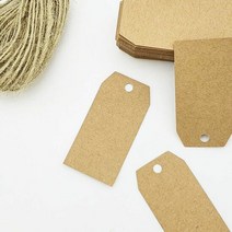 크라프트 무지 택 100p, 단품