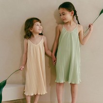 세컨스킨 [세컨스킨]키즈 4-6세 뷔스티에 플리츠 드레스 SD4200