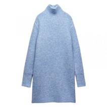 ZARA 하이넥 니트 원피스 스웨터 09874002406