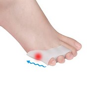 핑키 발가락 분리기 재단사 아저씨 패드 (10pcs) 신소재 재단사의 아저씨 용 젤, 새끼 발가락 분리기