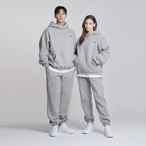 라이블 오버핏 기모 후드 스웻 셋업 조거팬츠 상하의 세트 커플 트레이닝복 6color