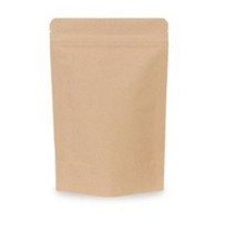 이지포장 크라프트 스탠드 지퍼백 13 x 18.5 cm, 50개