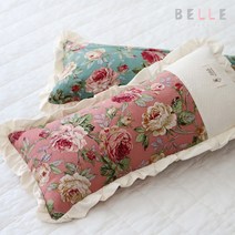 데코벨 순면 비잔틴 플라워 메밀베개 경추베개, 핑크