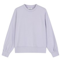 탑텐 23 SS 여성 라이트플리스 베이직 맨투맨 티셔츠 LPP