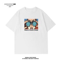 GASP 가스프 오버핏 트레이닝 보디빌딩 헬스 웨이트 피트니스 연성 여름 피트니스 반팔 근육 도그 가스프 5부 비침 헤비 루즈핏 티셔츠 순면 러쉬 패드